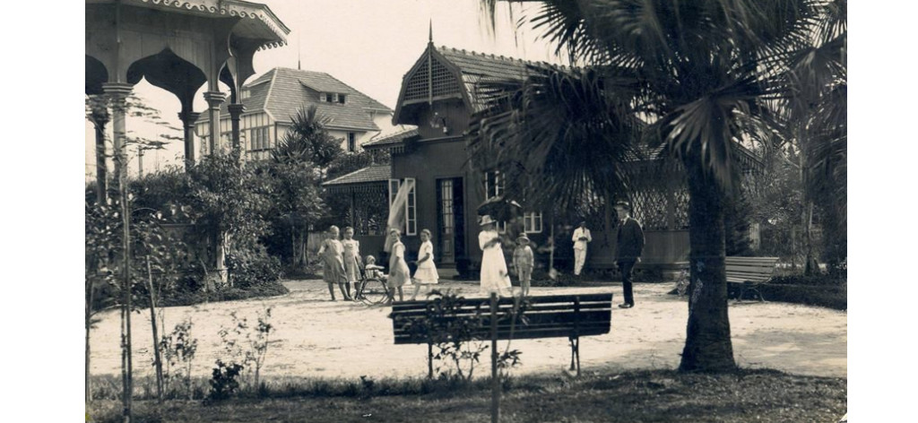 Jardim Velho por volta de 1920. AHJ